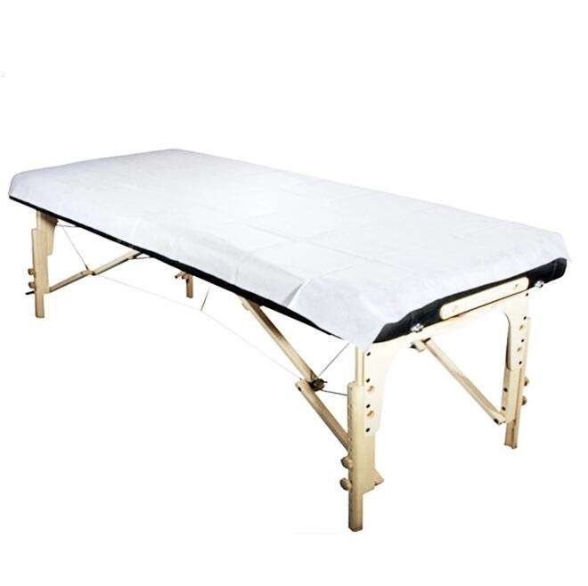 Hotel Spa Examination Couch Disposable Bed Sheet 16gsm 60gsm