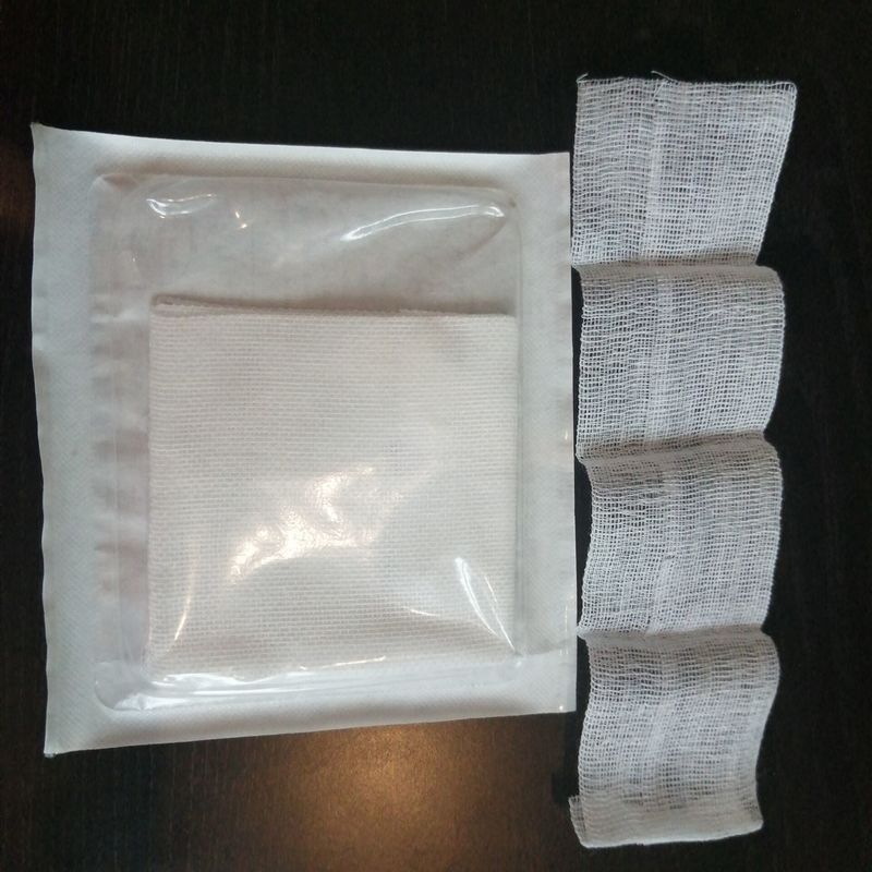High-quality Cotton Medical Gauze Swab 8cmx8cm for Wound Care and First Aid