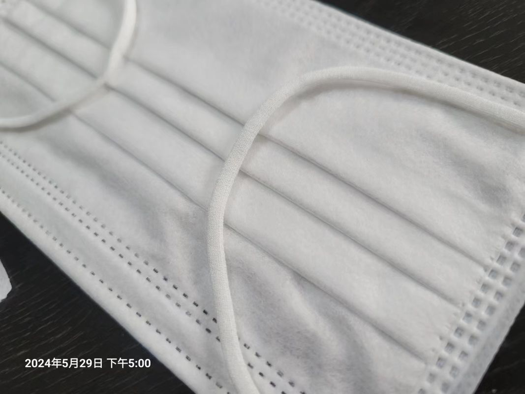 Filtering Efficiency Blue Disposable Surgical Face Mask 3 Ply